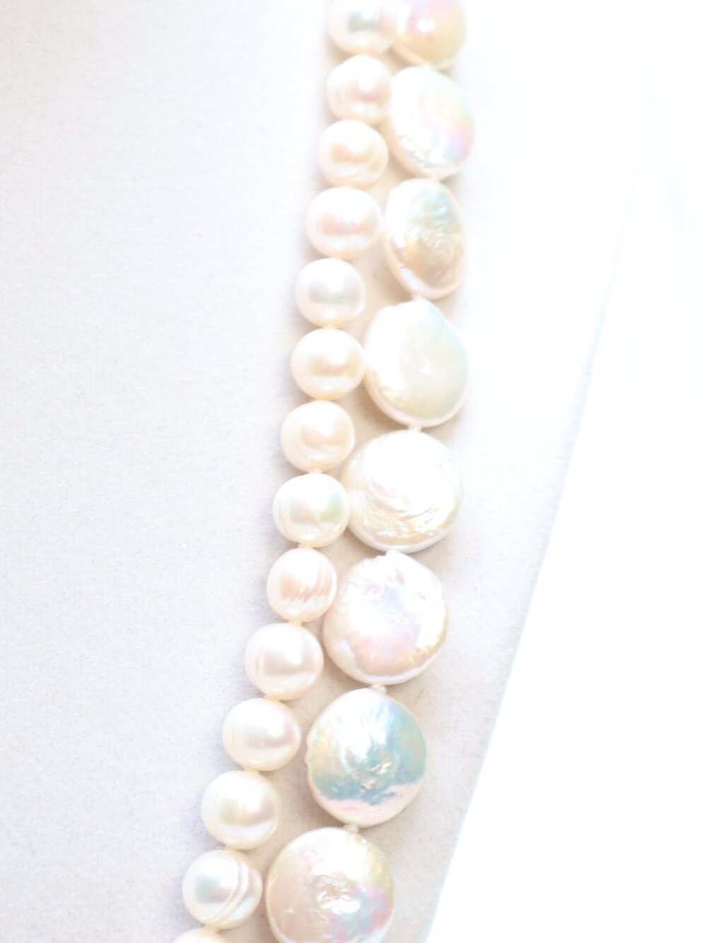 Pearly Girls .925 Sterling Silver Double Strand Pearl Necklace $229 - Picture 4 of 5